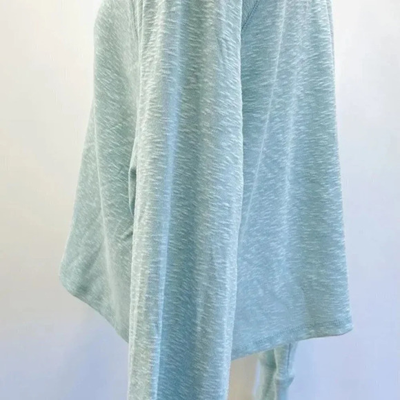 NWT SO GOODS FOR LIFE Juniors Long Sleeve Pullover V-Neck Green Shirt Size XL - Picture 3 of 10